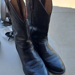 Ariat Black Leather Men's Western Cowboy Boots